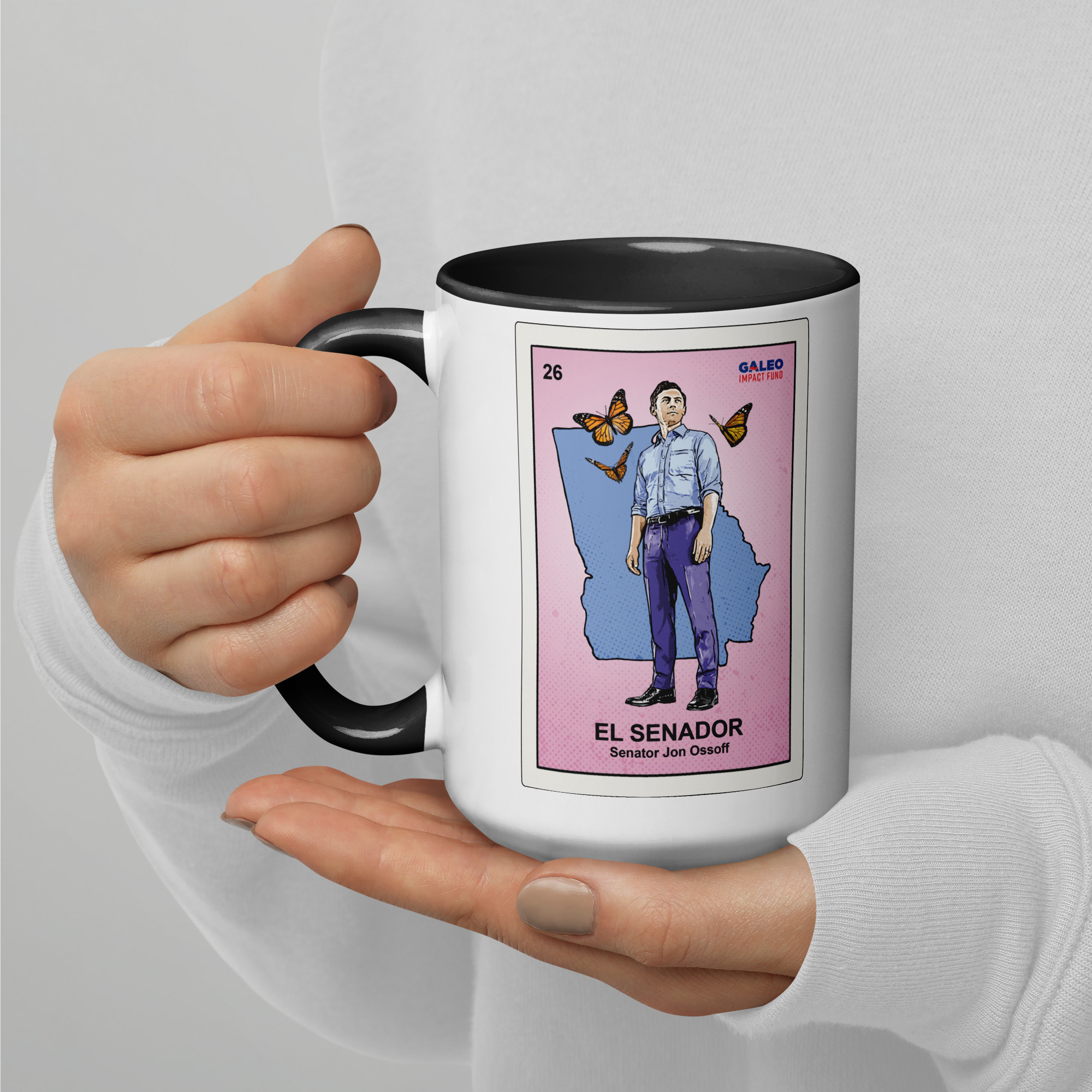 Ossoff Loteria Mug with Color Inside - Image 4